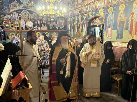 Ιερό Μνημόσυνο στην Ι.Μ. Αγίου Ιωάννου Θεολόγου Βερίνου για τα 30 χρόνια από την εις Κύριον εκδημία του μακαριστού Γέροντος Ευσεβίου Γιαννακάκη