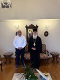 Εθιμοτυπική επίσκεψη του Δημάρχου Αιγιαλείας κ. Παναγιώτη Ανδριόπουλου στον Σεβασμιώτατο Μητροπολίτη Καλαβρύτων και Αιγιαλείας κ. Ιερώνυμο