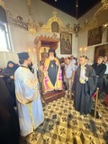 ΑΡΧΙΕΡΑΤΙΚΗ ΘΕΙΑ ΛΕΙΤΟΥΡΓΙΑ ΣΤΗΝ ΠΑΝΗΓΥΡΙΖΟΥΣΑ ΙΕΡΑ ΜΟΝΗ ΠΑΝΑΓΙΑΣ ΜΑΚΕΛΛΑΡΙΑΣ