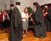 Τιμητική βράβευση της κ. Ευανθίας (Βάνας) Μπεντεβή υπό της Ιεράς Μητροπόλεως Καλαβρύτων και Αιγιαλείας