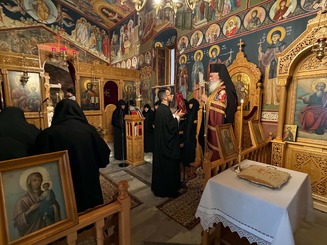 Αρχιερατική Θεία Λειτουργία και Ιερό Μνημόσυνο του μακαριστού Γέροντος Ευσεβίου Γιαννακάκη στην Ιερά Μονή Αγίου Ιωάννου του Θεολόγου Βερίνου Αιγιαλείας