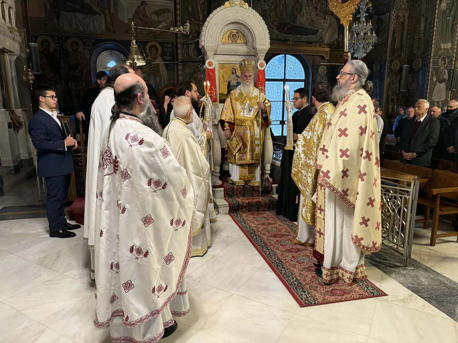 Η Τιμία Κάρα του Αγίου Χριστοφόρου του Παπουλάκου στον Ιερό Ναό Αγίων Πάντων Καλλιθέας της Ιεράς Αρχιεπισκοπής Αθηνών