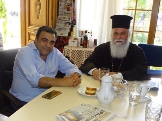Συνέντευξη του Σεβ. Μητροπολίτη μας κ. Ιερωνύμου στην εφημερίδα "Ώρα των Καλαβρύτων" και τον Νίκο Κυριαζή