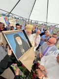 ΑΡΧΙΕΡΑΤΙΚΗ ΘΕΙΑ ΛΕΙΤΟΥΡΓΙΑ ΣΤΗΝ ΠΑΝΗΓΥΡΙΖΟΥΣΑ ΙΕΡΑ ΜΟΝΗ ΠΑΝΑΓΙΑΣ ΜΑΚΕΛΛΑΡΙΑΣ