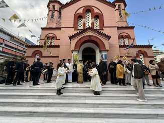 Η Τιμία Κάρα του Αγίου Χριστοφόρου του Παπουλάκου  στον Ιερό Ναό Αγίων Πάντων Καλλιθέας  της Ιεράς Αρχιεπισκοπής Αθηνών