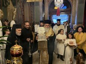 Η Τιμία Κάρα του Αγίου Χριστοφόρου του Παπουλάκου στον Ιερό Ναό Αγίων Πάντων Καλλιθέας  της Ιεράς Αρχιεπισκοπής Αθηνών