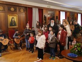 Εόρτιες ευχές κλήρου και λαού προς τον Σεβασμιώτατο Μητροπολίτη Καλαβρύτων και Αιγιαλείας κ. Ιερώνυμο ενόψει των Χριστουγέννων